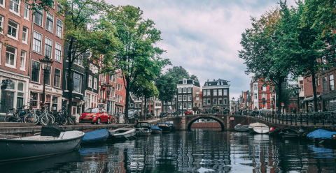 La citt&agrave; di Amsterdam.