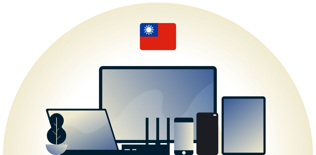 Taiwan VPN beskytter en række forskellige enheder.